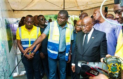 President inspects work on Asikuma-Have Road - Vimarsana News