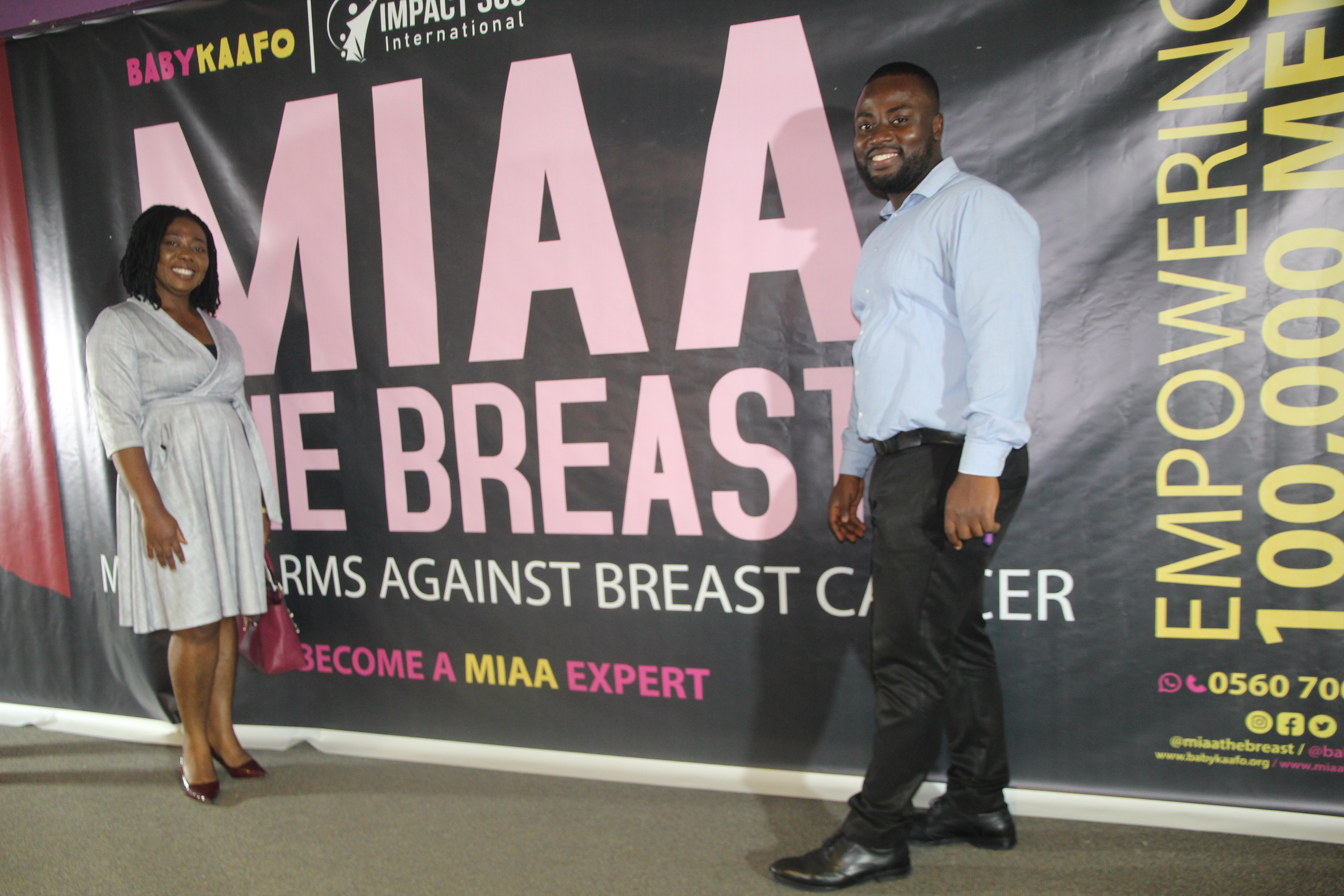 "MIAA" breasts campaign empowers men to examine women for breast cancer