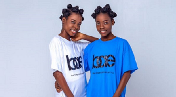 Ms Sandra Amoah( left) and Ms Cindy Amoah