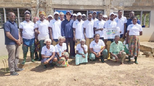 • Some of the participants with the facilitators