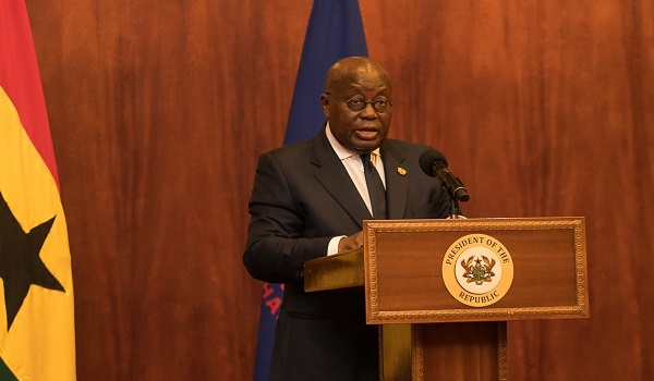 President Akufo-Addo presents report on staffing position at Presidency to Parliament