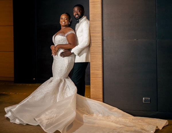 Kwabena Odame Ofori-Ntow with his wife,  Jennifer Ofori-Ntow 