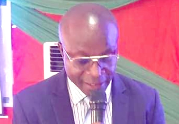 • Dr Emmanuel Kofi Dzotsi speaking at the event