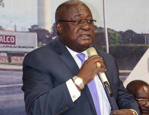 Dr Henry Benyah, Board Chairman of VALCO, speaking at the company's AGM in Accra