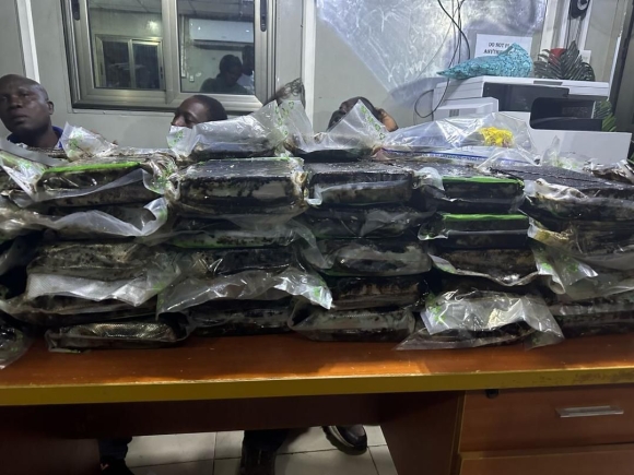 Accra: 4 suspects arrested in connection with 73 slabs of suspected cocaine weighing 89.74kg