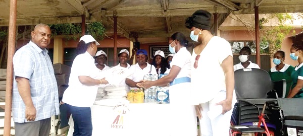 Women's NGO donates to Tema female ward