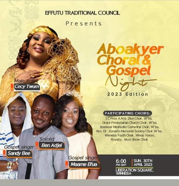 Ceccy Twum, Winneba Youth Choir for Aboakyer Gospel and Choral Night 