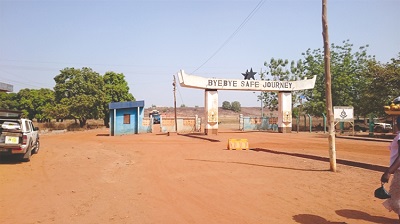 Hamile border crossing in the Upper West Region