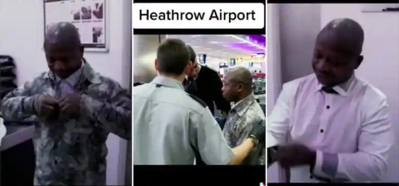 Heathrow Airport metal detector 'catches' Ghanaian who wore 6 clothes to avoid excess luggage fee 