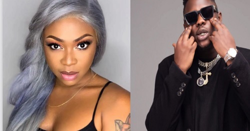 VIDEO: Shatta Wale's ex Michy publicly confronts Medikal over his comments about school fees
