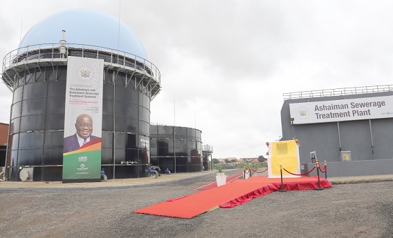 The Ashaiman Sanitation plant after the commissioning ceremony The Ashaiman Sanitation plant after the commissioning ceremony