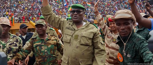 Tchiani was the guest of honor in a stadium rally supporting the coup