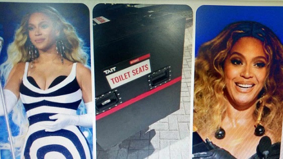 Beyonce pays thousands to fly toilet seats around the world so she never has to sit on a used one