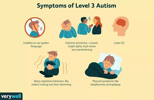 Symptoms of level 3 Autism