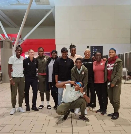 The Super Falcons are back home