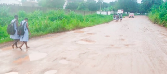 A deplorable road A deplorable road