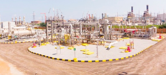 West African Gas Pipeline Company regulation and metering station in the Shama District