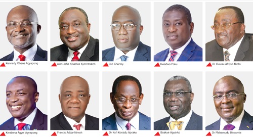 See the selected aspirants for NPP's November 2023 presidential race