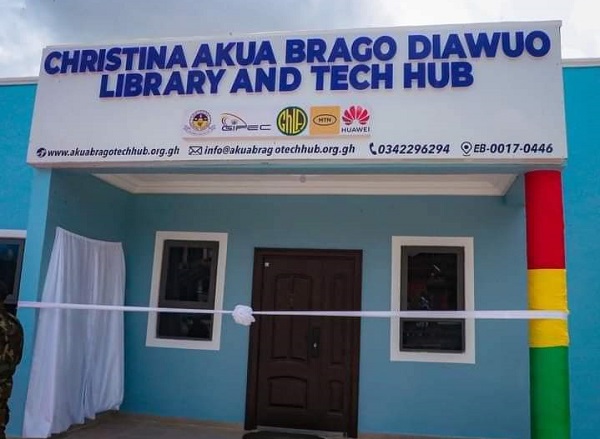 Huawei furnishes Christina Akua Brago Library with modern video conferencing equipment