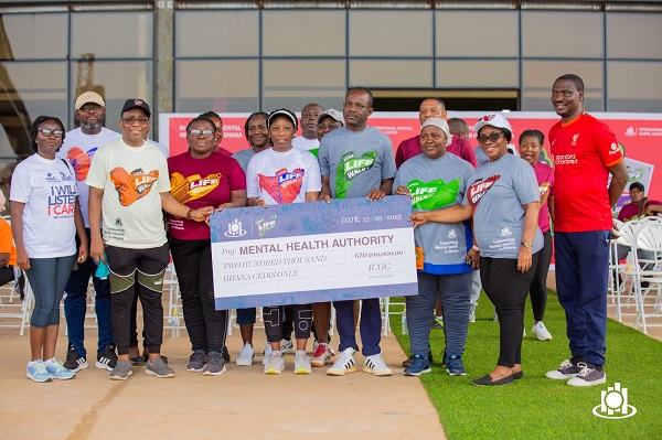 ICGC presents GH₵200,000 to Mental Health Authority