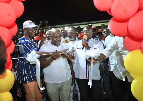 Vice President Bawumia commissions two astroturfs 