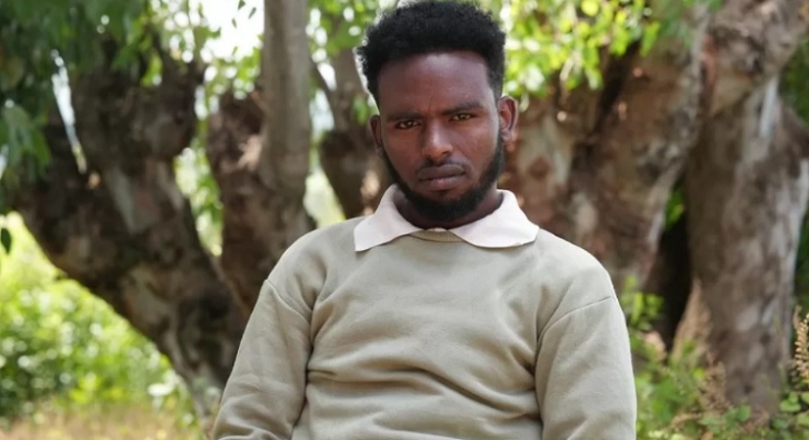 Mustafa Soufia Mohammed says he came under fire at the Saudi-Yemeni border