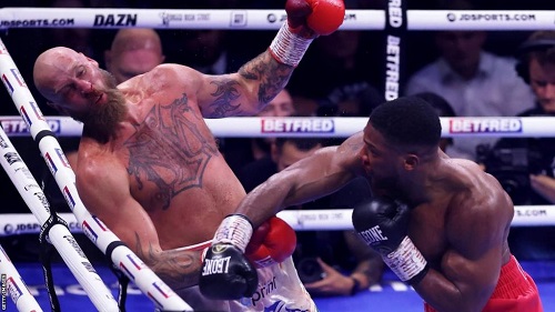 VIDEO: Watch how Anthony Joshhua spectacularly knocked out Robert Helenius