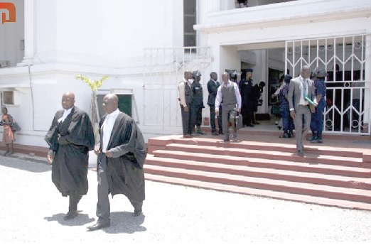 Entrance of the Supreme Court of Ghana