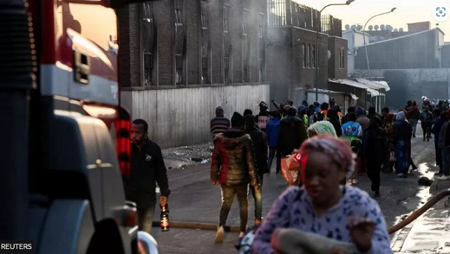 Johannesburg fire 'wake-up call', President Ramaphosa says