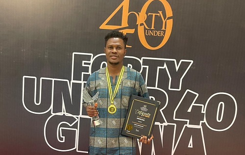 Kwame Baah wins Best Music and Entertainment Personality at Forty Under 40 Awards