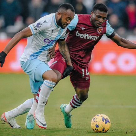Kudus scores opener in West Ham's 1-1 draw with Crystal Palace