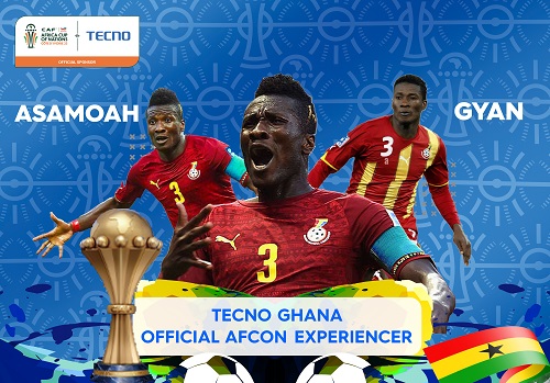 TECNO Ghana announces Asamoah Gyan as official AFCON Experiencer