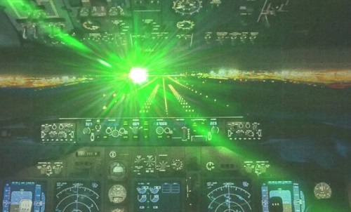 Point lights, lasers disrupt flights — GCAA