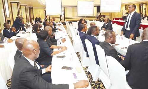The participants in the Judicial Service training The participants in the Judicial Service training