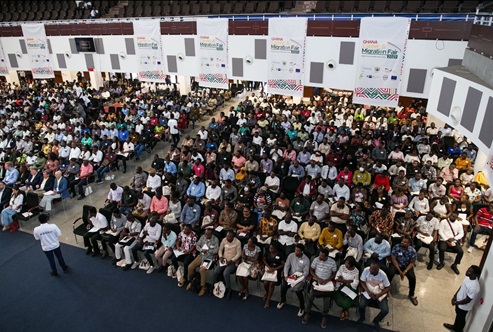 A section of the participants at the fair A section of the participants at the fair