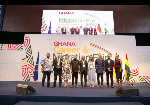Irchad Razaaly (4th from left), EU Ambassador to Ghana with other dignitaries during the event Irchad Razaaly (4th from left), EU Ambassador to Ghana with other dignitaries during the event