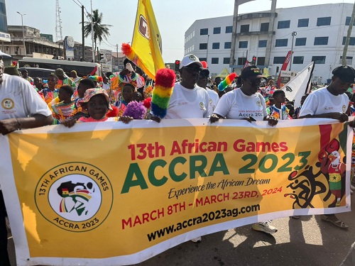 13th Africa Games organizers seek support at Takoradi Westside Carnival