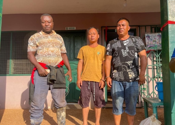 10 galamsey operators arrested at Oda River Forest Reserve in Ashanti Region