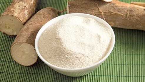 Gari processed from cassava