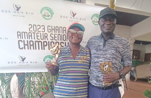 Akoto and Amoah triumph at 2023 Ghana Amateur Seniors Golf Championship