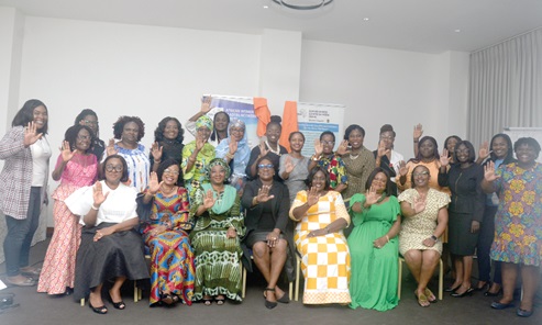 Participants after the meeting. Picture: ALBERTA MORTTY