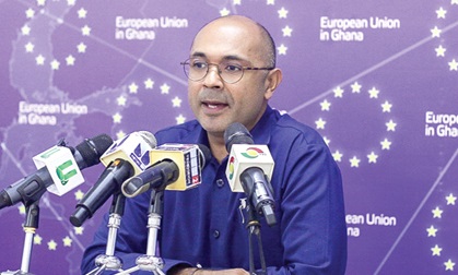 Irchad Razaaly, Ambassador  of the European Union to Ghana