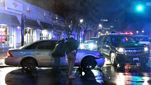 President Joe Biden's motorcade