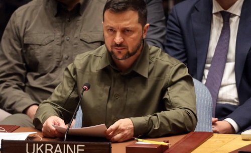 Volodymyr Zelenskyy, President of Ukraine 