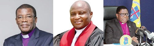 Rev. Dr Gordon Kisseih — Bishop, Life International Church, Rev. Dr Godwin Nii Noi Odonkor — Presbyterian Church of Ghana, Most Rev. Dr Paul Boafo  — Presiding Bishop, Methodist Church, Ghana