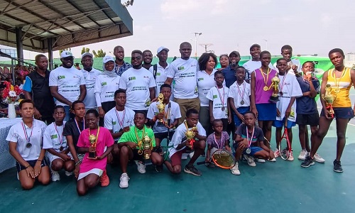 Nyaba and Nortey triumph in Kids Community Tennis Tournament