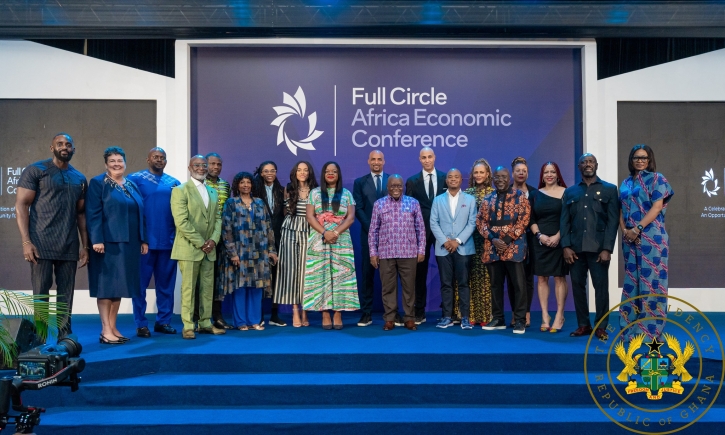 President Akufo-Addo at the Full Circle Africa Economic Conference