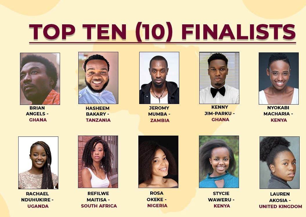 Ten finalists for Africa Monologue Challenge