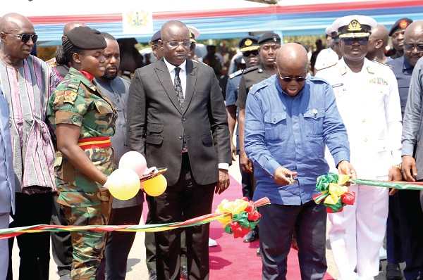 President Akufo-Addo presents 175 vehicles, equipment to military