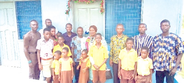 Krobo native builds bungalow for community school teachers